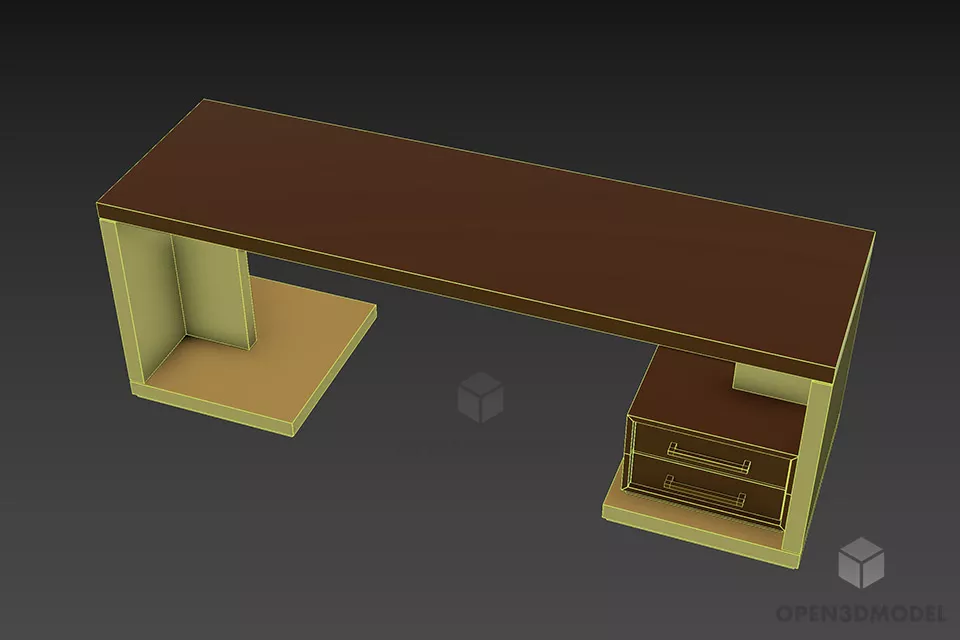 Work Table Ricci 3d model 3