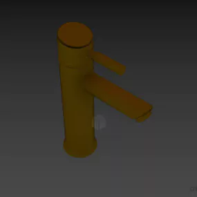 Kitchen Modern Inox Tap Mixer 3d model