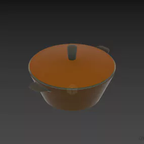 Kitchen Accessories Jar 3d model