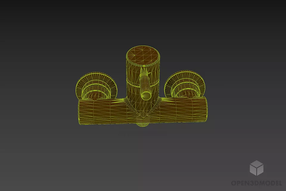 Mixer Tap Bathroom Accessories 3d model 3