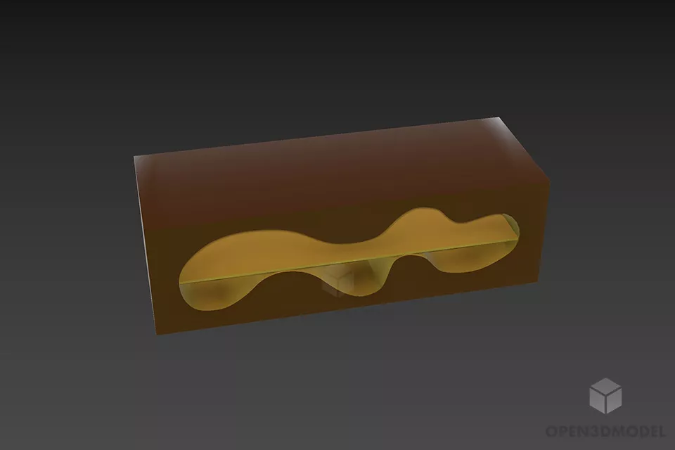 Circular Casino Table 3d model