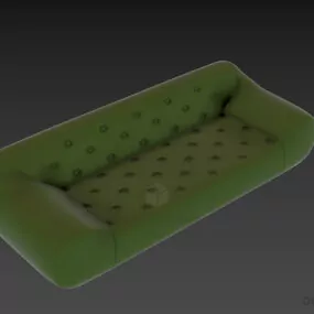 Upholstery Tufted Sofa Giovannetti 3d model