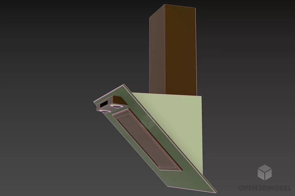 Kitchen Vent Teka Hood 3d model 2