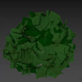 Garden Tree Thuja 3d model