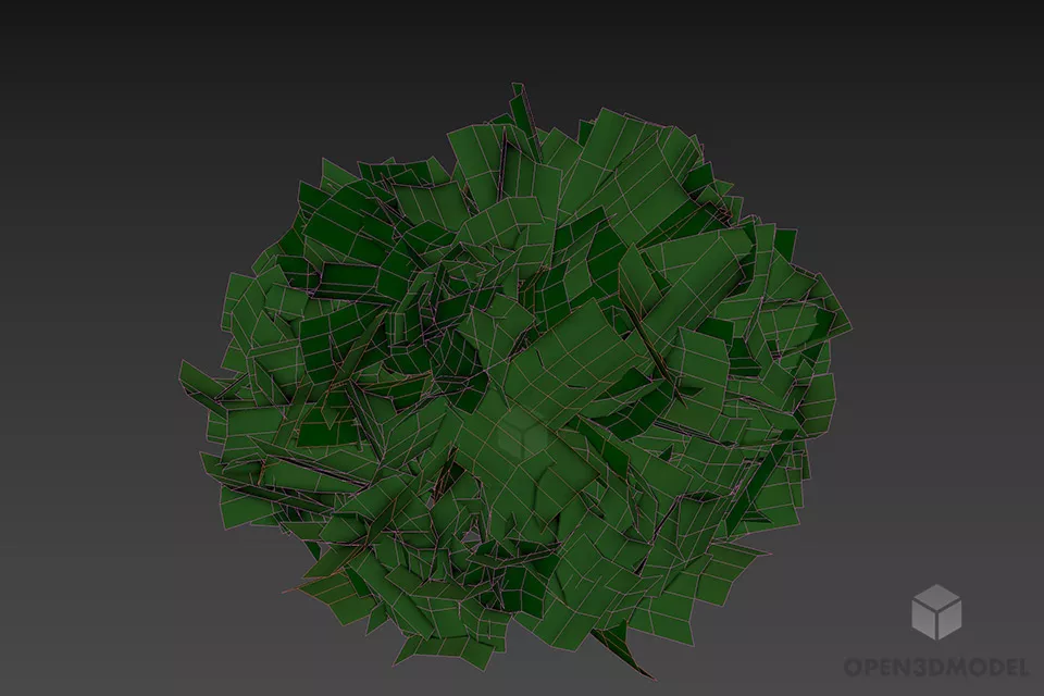 Garden Tree Thuja 3d model 3