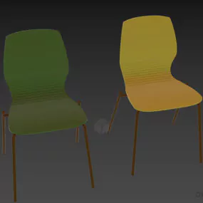 Coffee Chair Bene Mezzo 3d model