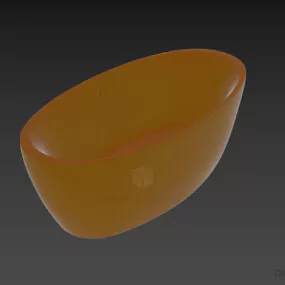 Simple Bathtub Senzo 3d model