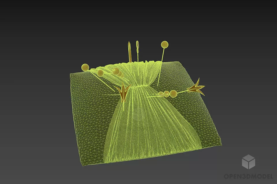 Pillow Decoration 3d model 3