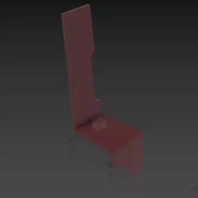 Flat Throne Chair Conceptual 3d model