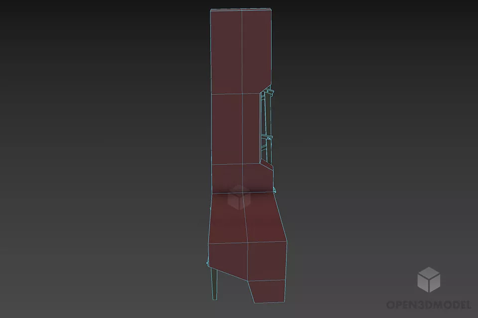 Flat Throne Chair Conceptual 3d model 3