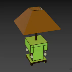 Retro Hotel Table Lamp Colombos 3d model