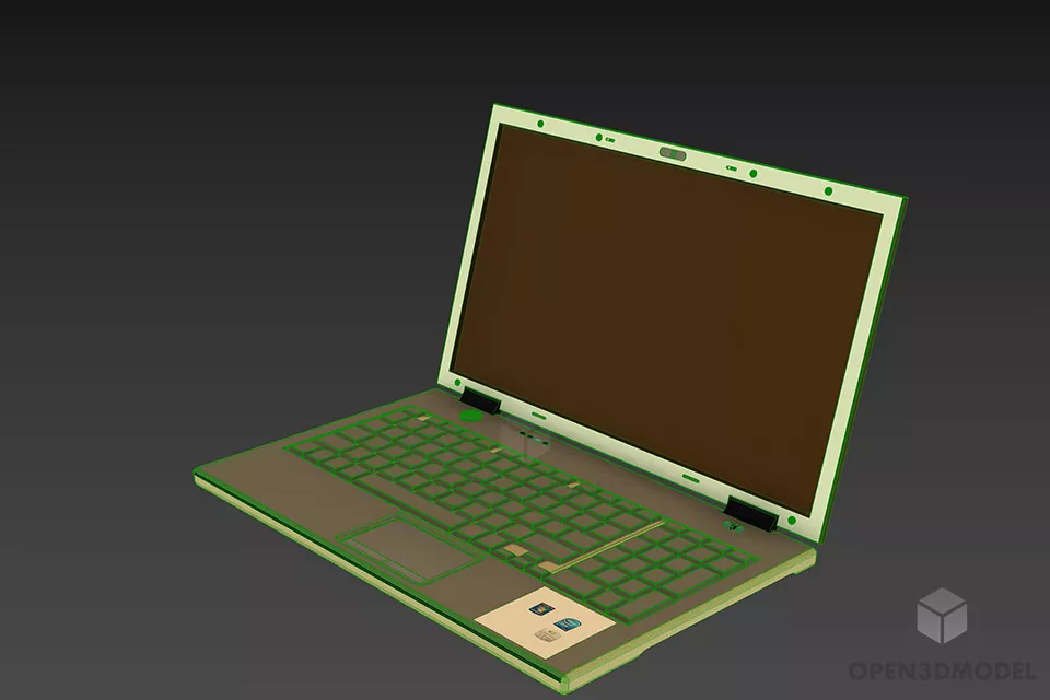Windows Notebook Samsung 3d model 2
