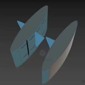 Turnstile With Glasswing 3d model