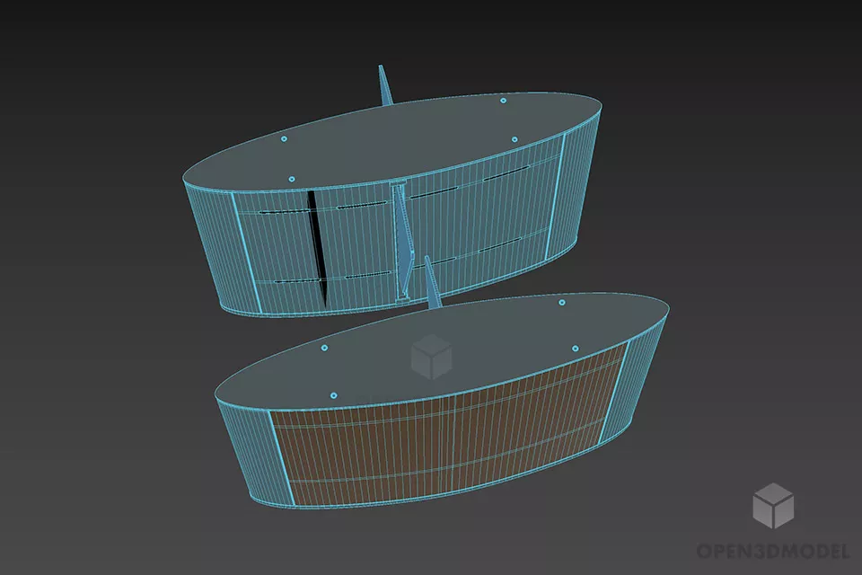 Turnstile With Glasswing 3d model 3
