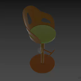 Modern Bar Chair Giorgetti 3d model