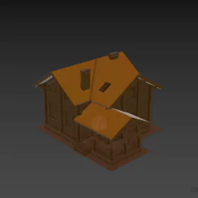 Old House Wood Material 3d model