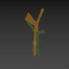 Tree Branches Hanger Decoration 3d model