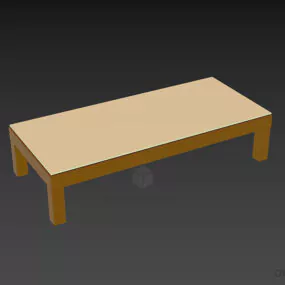 Rectangle Coffee Table 3d model