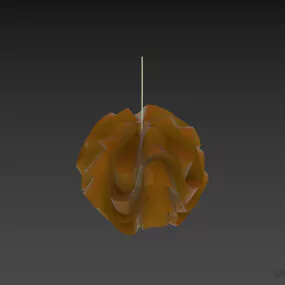 Sphere Paper Pendant Lamp Leclint 3d model
