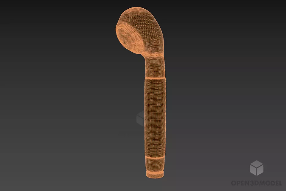 Inox Shower 3d model 2