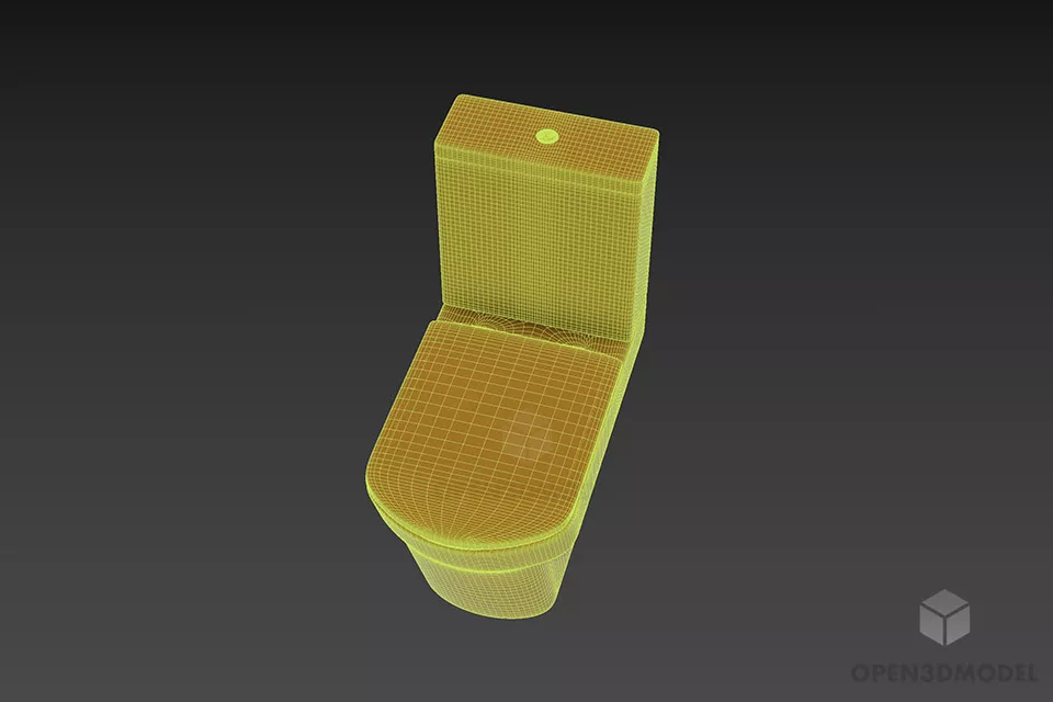 Modern Ceramic Lavatory Roca 3d model 3