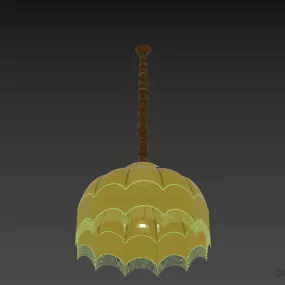 Pendant Lamp Dome Shade 3d model