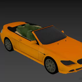 Car Bmw Convertible Car 3d model