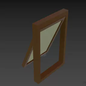 Window Aluminum Frame 3d model