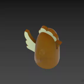 Rock Stone Sculpture 3d model