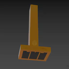 Modern Kitchen Vent 3d model