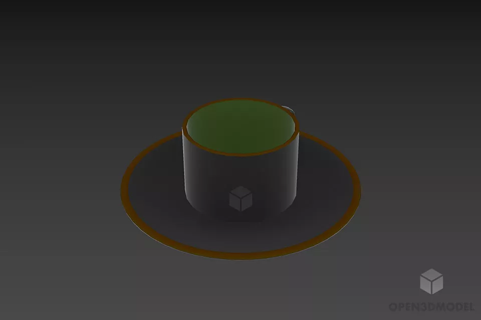 Corner Kitchen Mini With Oven 3d model