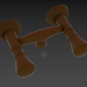 Inox Faucet 304 Bathroom Accessories 3d model