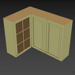 Corner Shelf For Kitchen 3d model