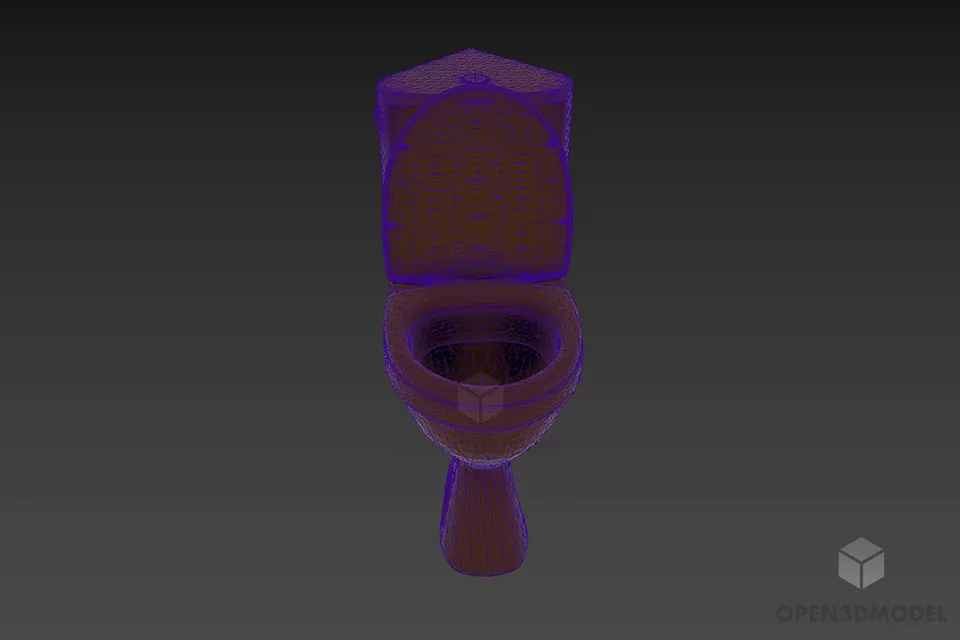 Toilet Accessories Lavatory Kolor 3d model 3