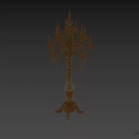 Boutique Torchere Lamp Baccara 3d model