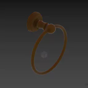 Towel Rack Round Shape 3d model