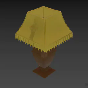 Hotel Lamp Ceramic Vase Stand 3d model