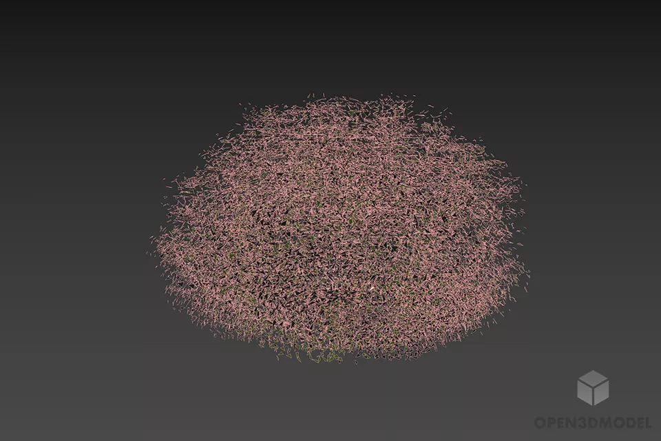 Bushes Plant Sphere Grass 3d model 3