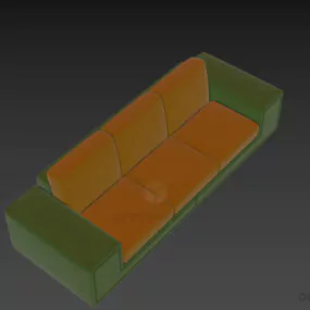 Dual Seats Sofa Sonomar 3d model