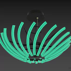 Pendant Lamp Orion With Propeller Style 3d model