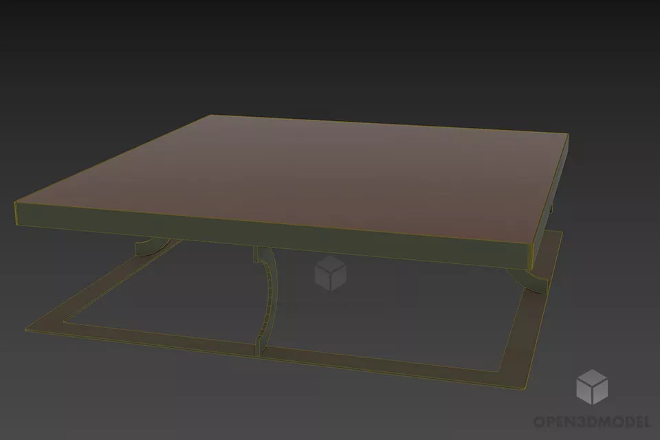 Marble Table, Coffee Table 3d model 3