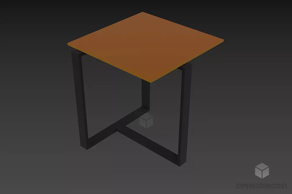 Branch Table Style, Decorative Table 3d model