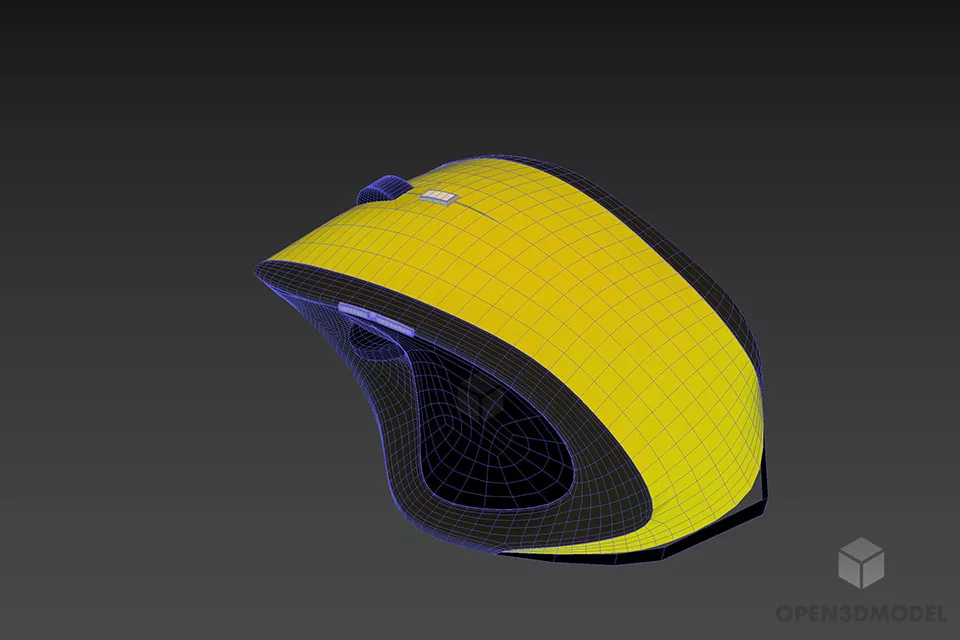 Computer Mouse Logitech Revolution 3d model 2