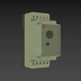 Thermostat Eti Block 3d model