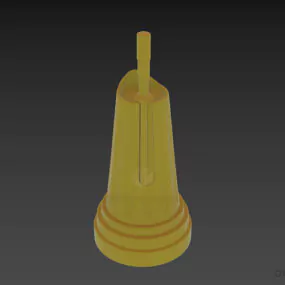 Brush Stand Sanitary 3d model