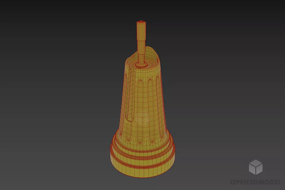 Brush Stand Sanitary 3d model 3