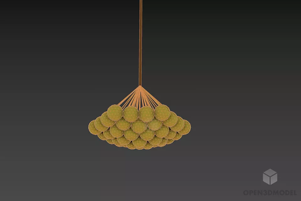 Modernism Spheres Shade 3d model 3