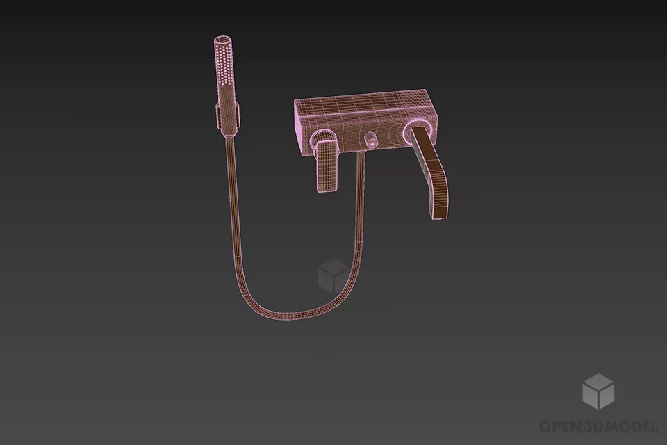 Sanitary Faucet Citterior 3d model 3