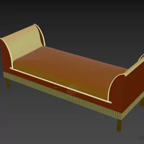Boutique Daybed Sofa 3d model