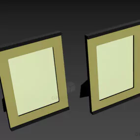 Mdf Picture Frame With Aluminum Cover 3d model